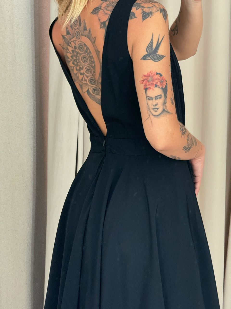 VESTIDO BELLA LONGO preto