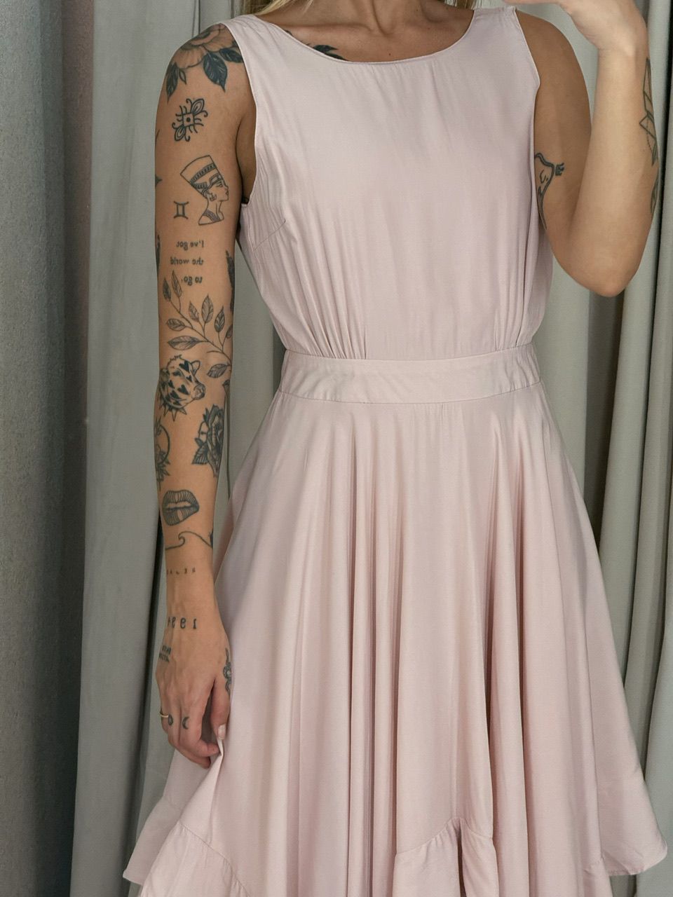 VESTIDO BELLA LONGO Rosê