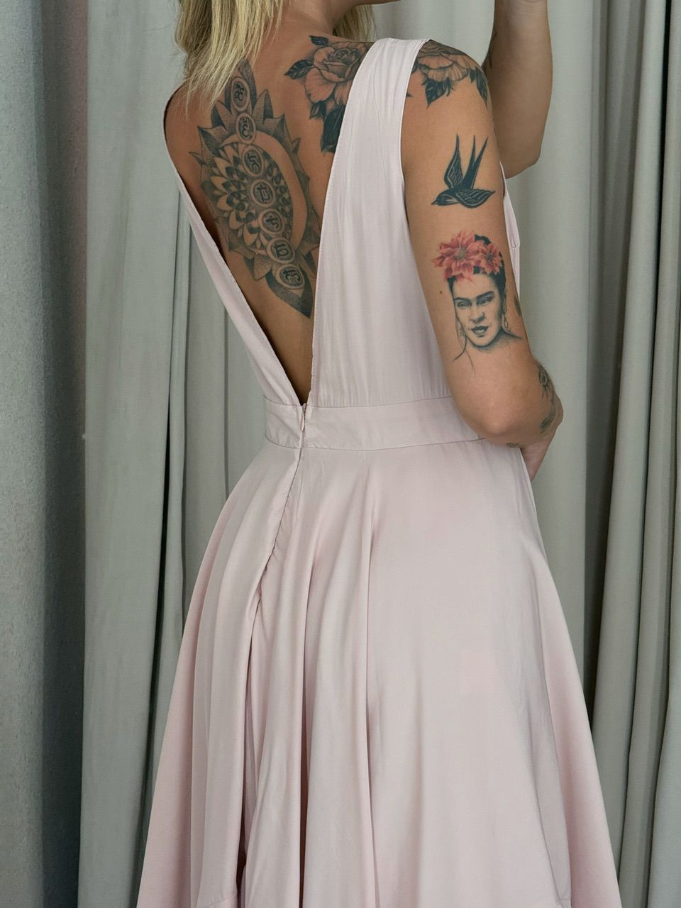 VESTIDO BELLA LONGO Rosê