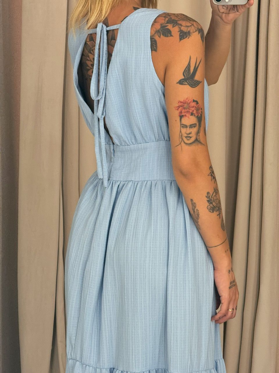 VESTIDO MONALIZA 02 CF BABY BLUE