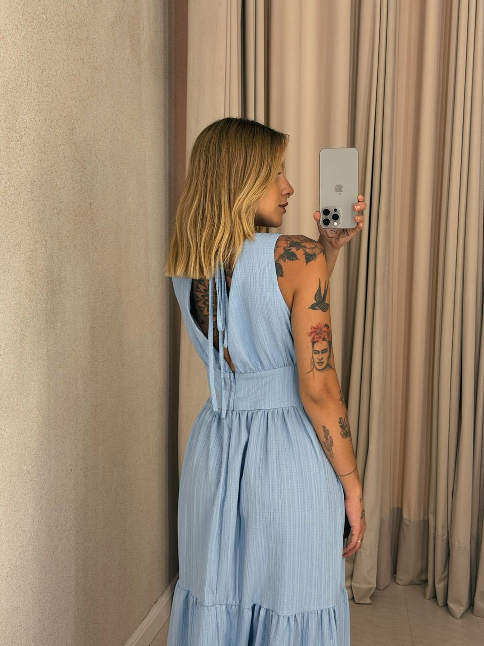 VESTIDO MONALIZA 02 CF BABY BLUE