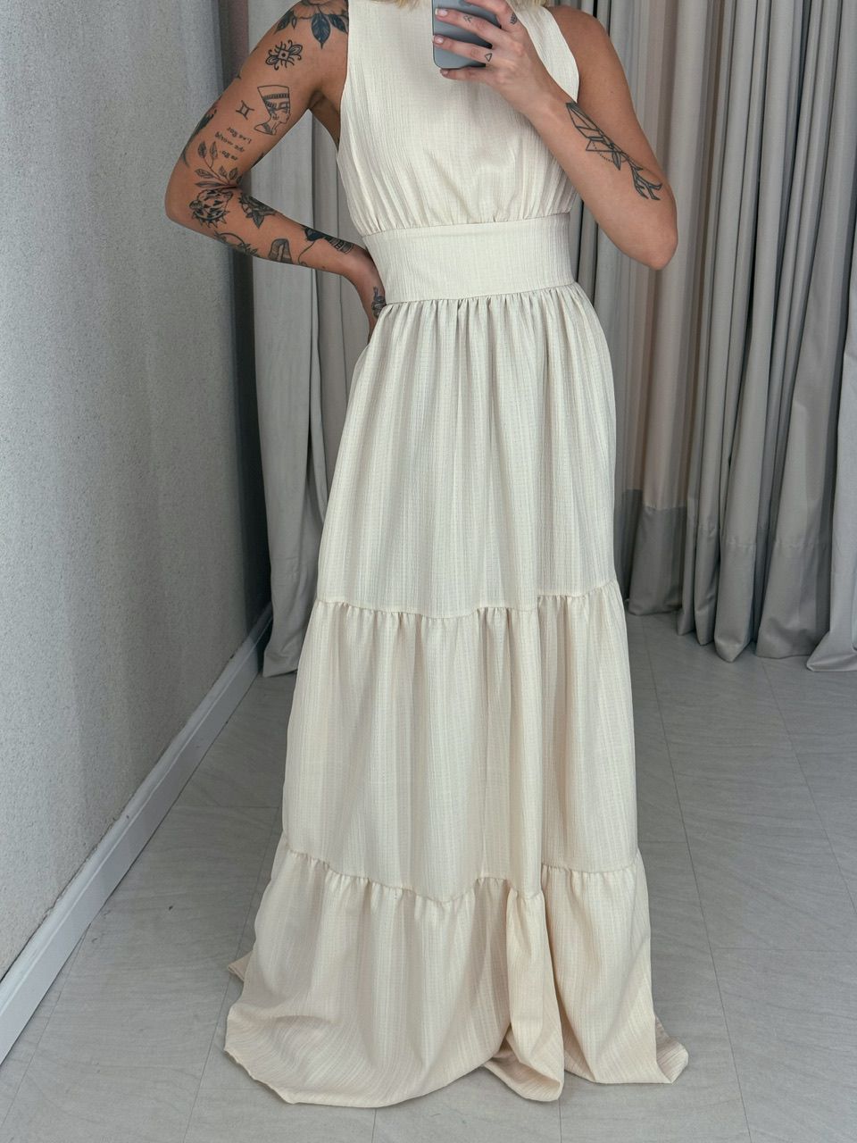 VESTIDO MONALIZA 02 CF MARFIM