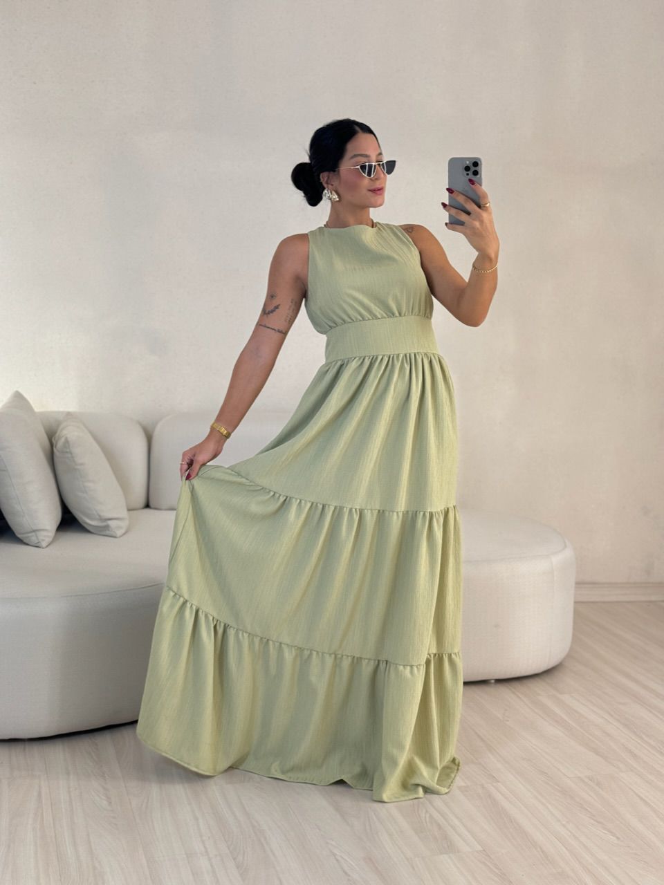 VESTIDO MONALIZA 02 CF PISTACHE