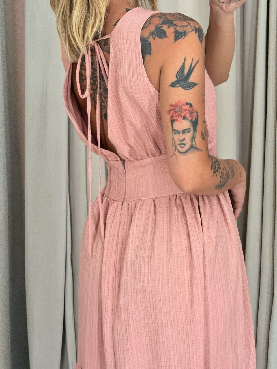 VESTIDO MONALIZA 02 CF ROSA QUEIMADO