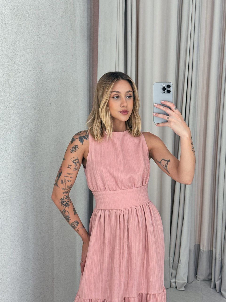 VESTIDO MONALIZA 02 CF ROSA QUEIMADO