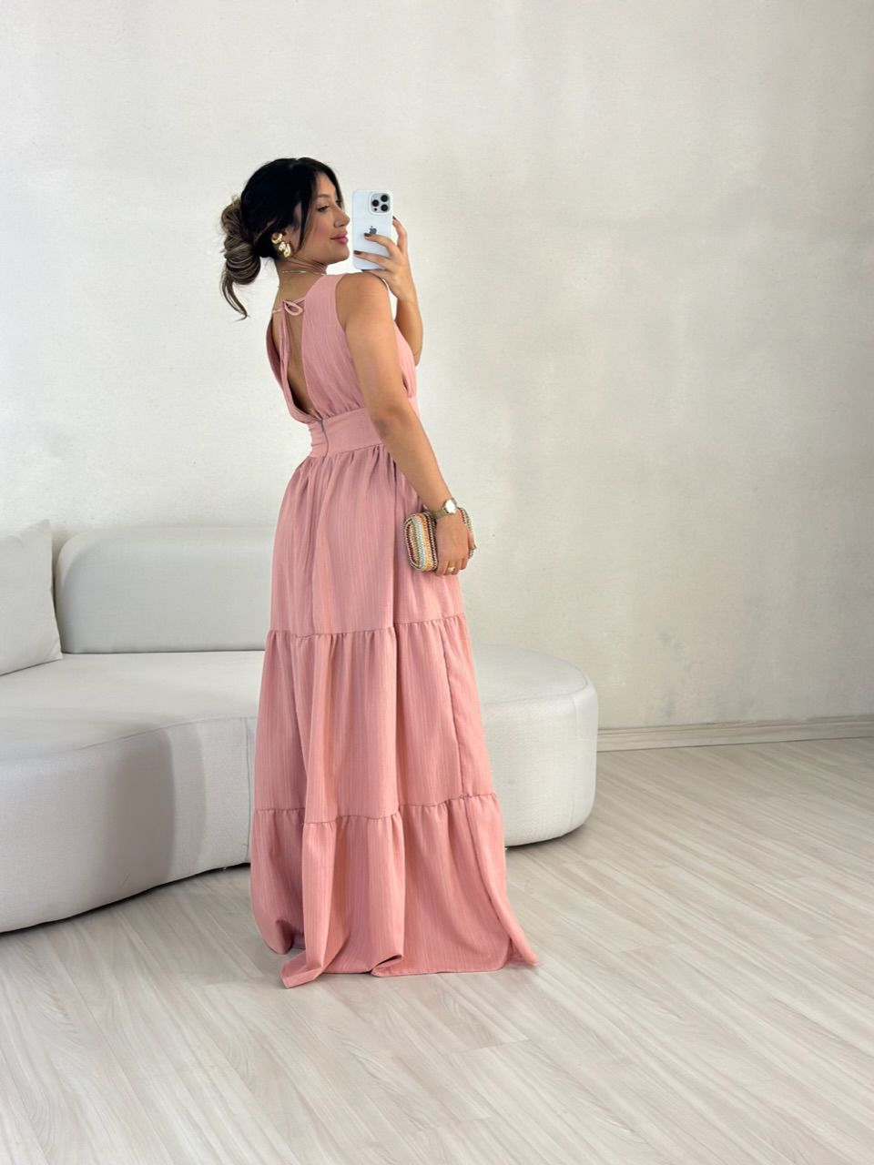 VESTIDO MONALIZA 02 CF ROSA QUEIMADO