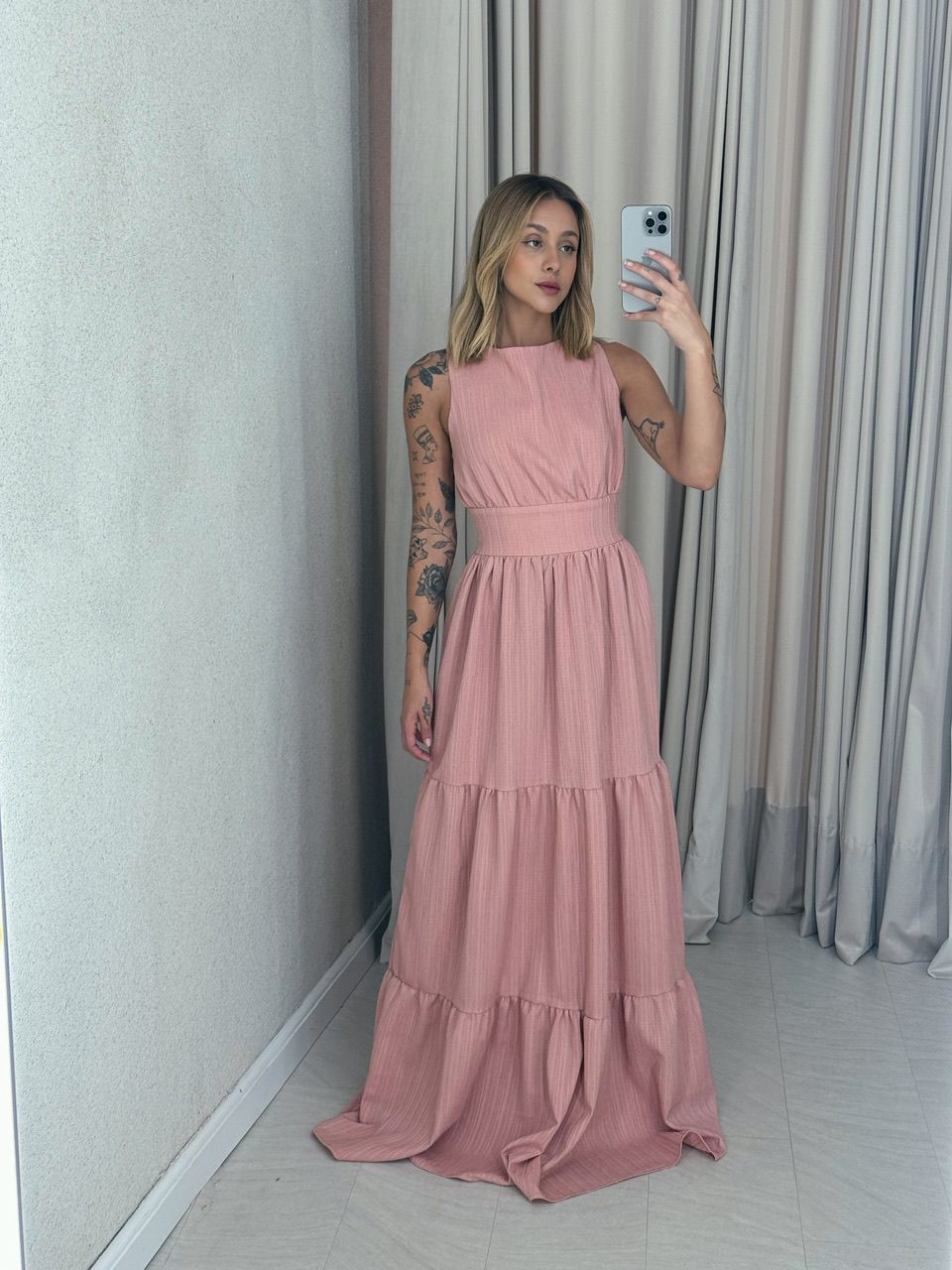 VESTIDO MONALIZA 02 CF ROSA QUEIMADO