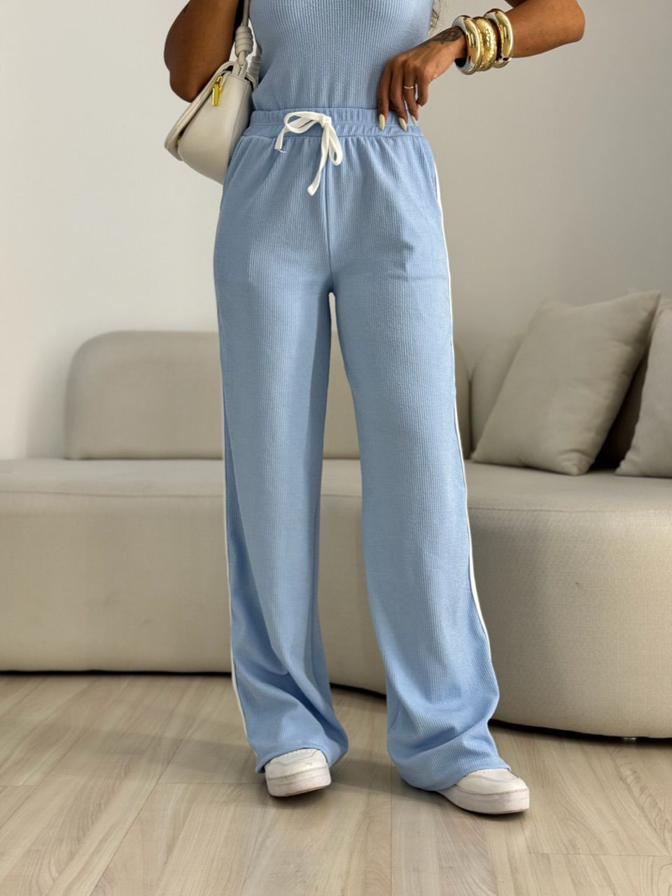 CONJUNTO LENA GOLA AZUL