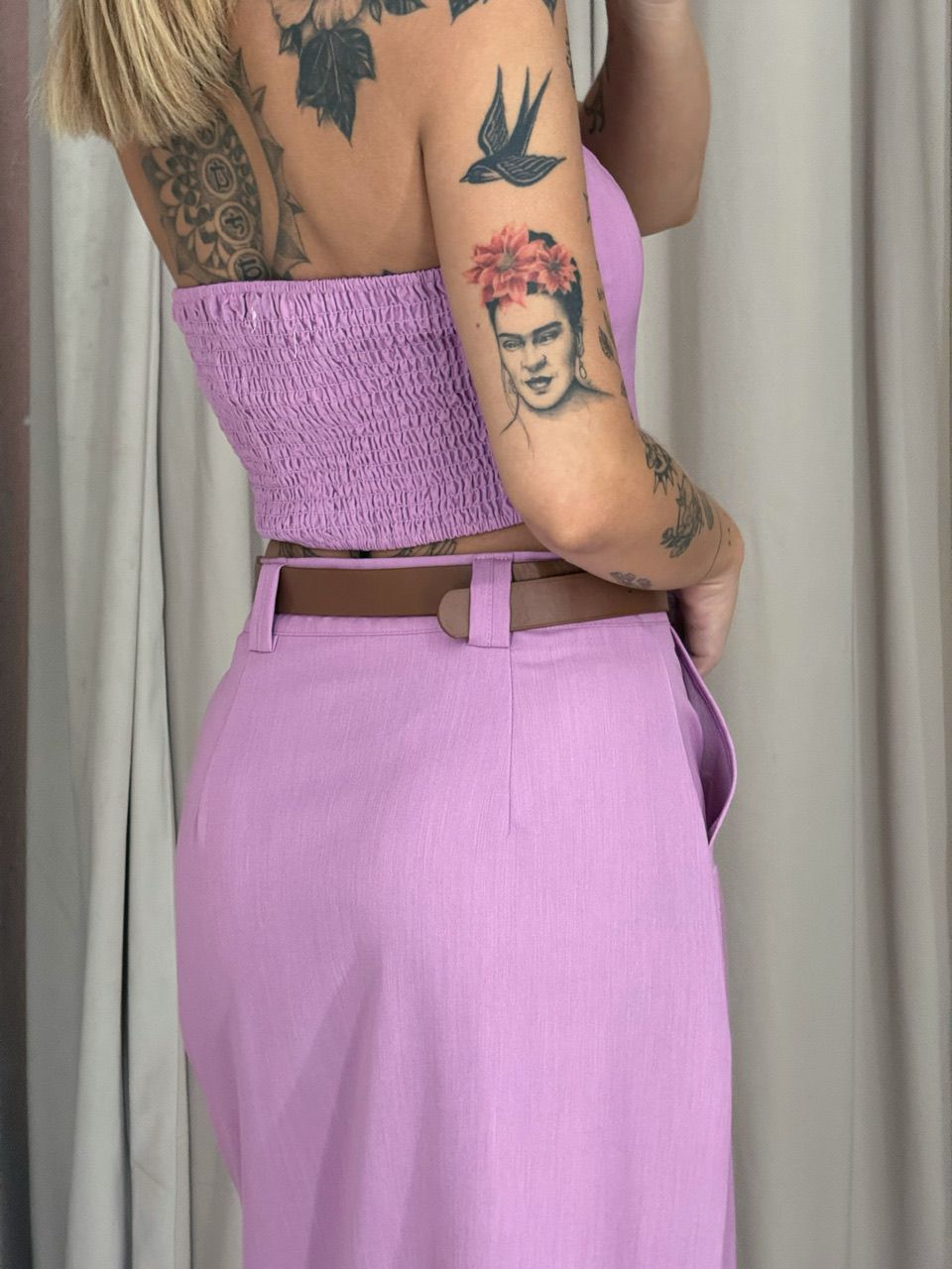 CONJUNTO ARIEL SAIA LILÁS