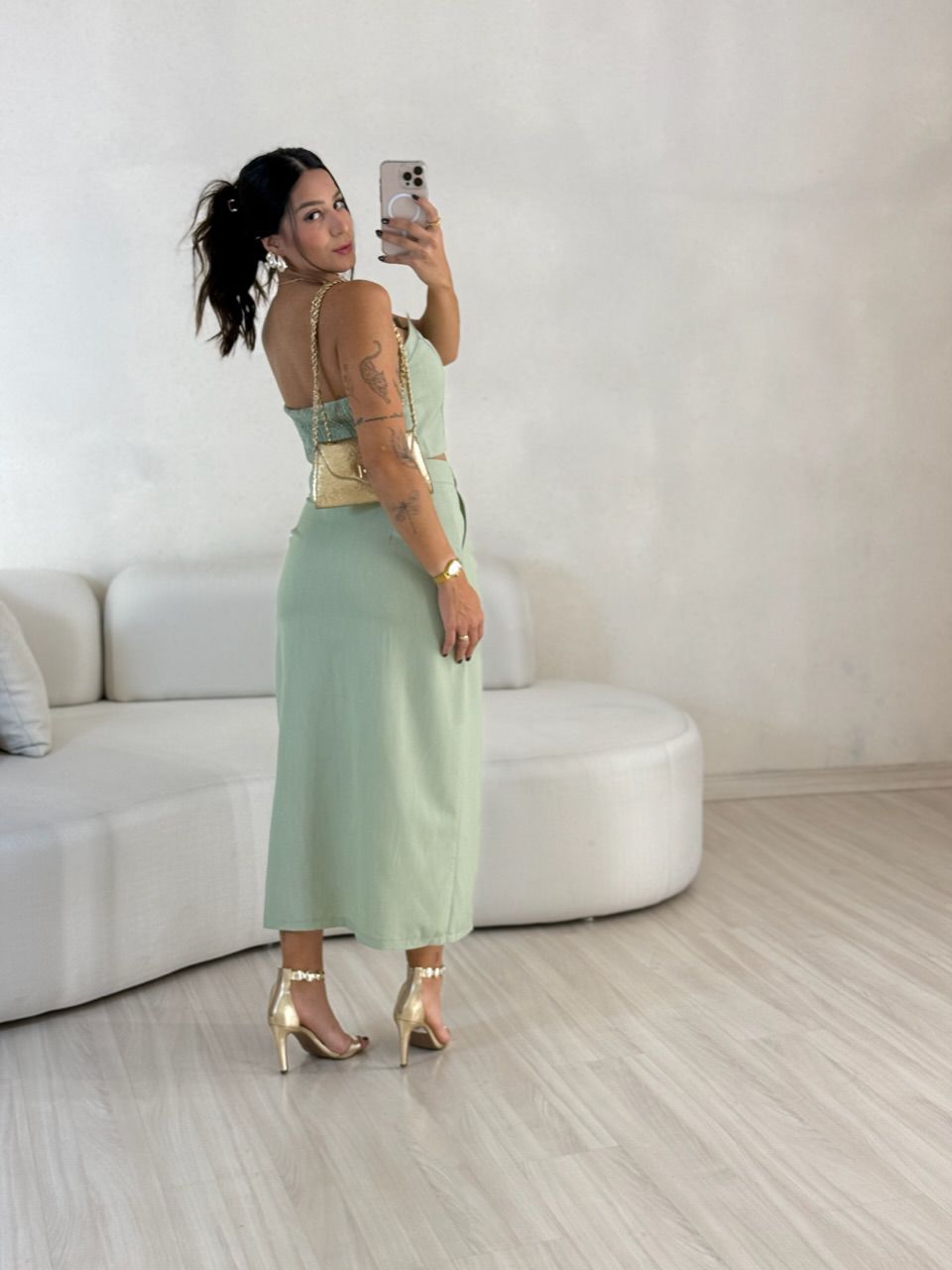 CONJUNTO ARIEL SAIA VERDE