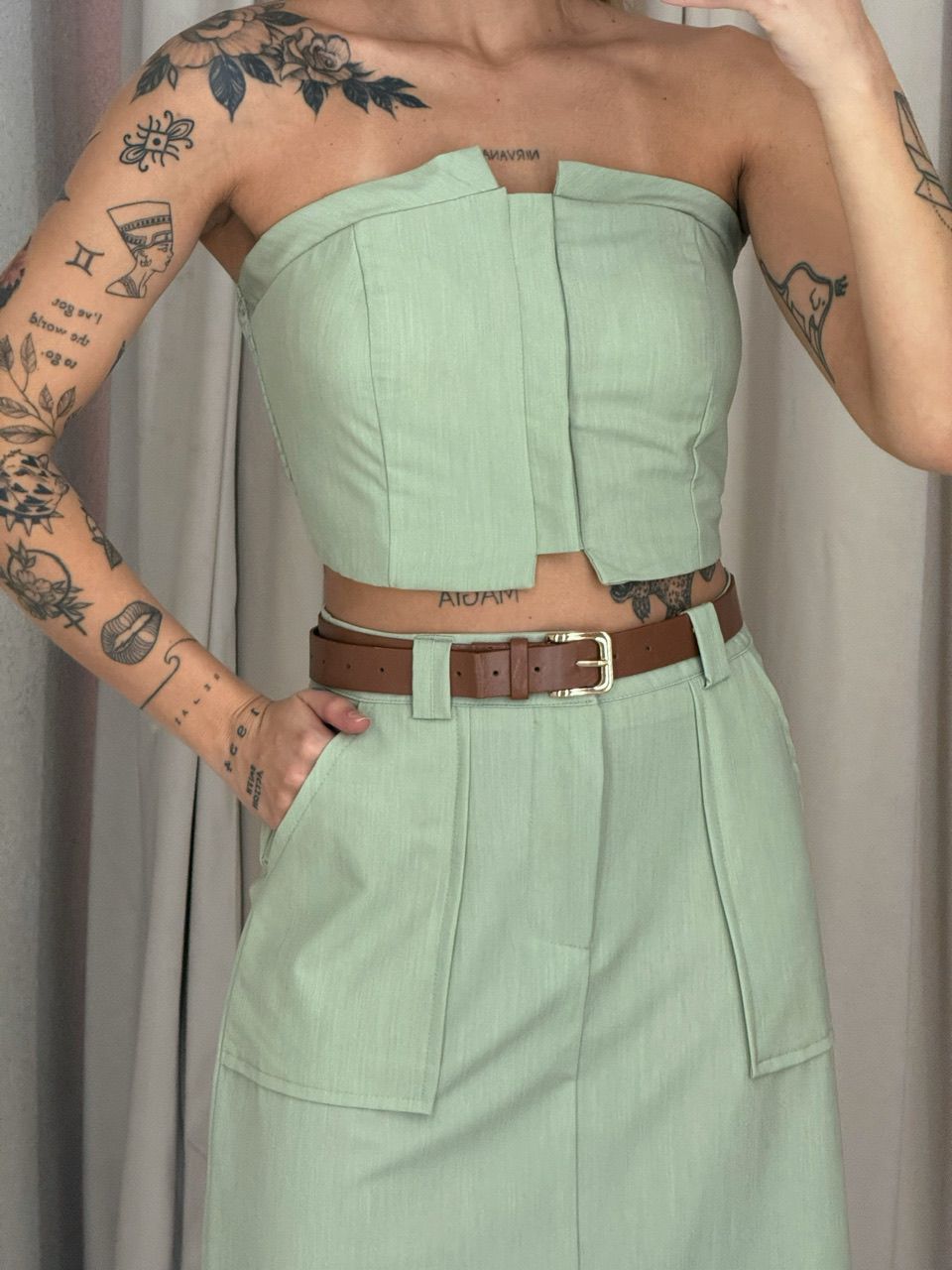 CONJUNTO ARIEL SAIA VERDE
