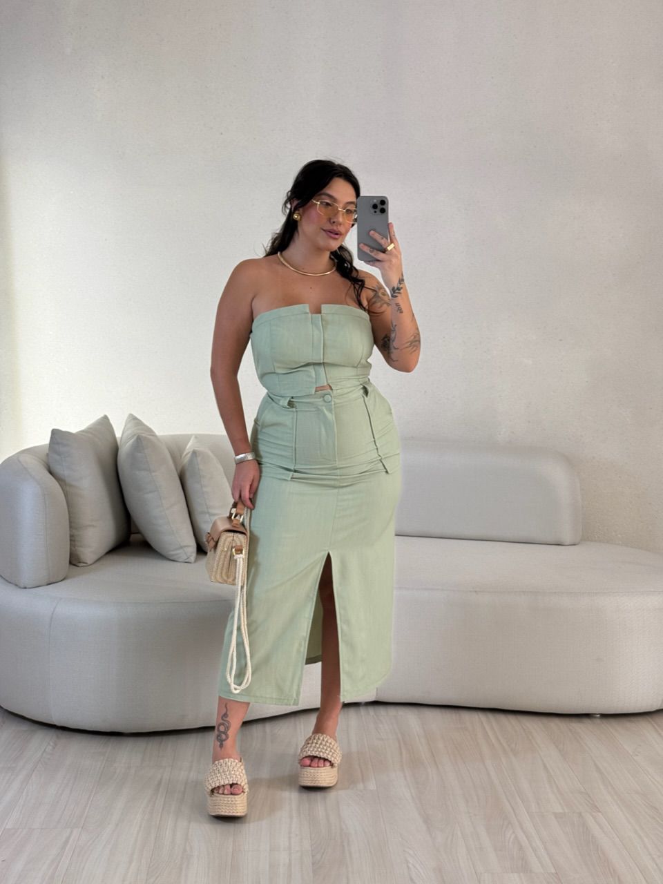 CONJUNTO ARIEL SAIA VERDE