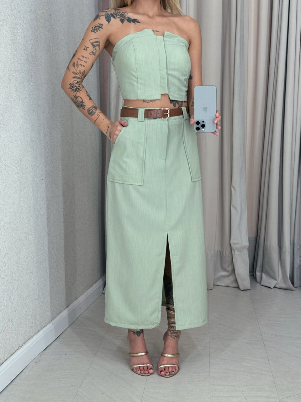 CONJUNTO ARIEL SAIA VERDE