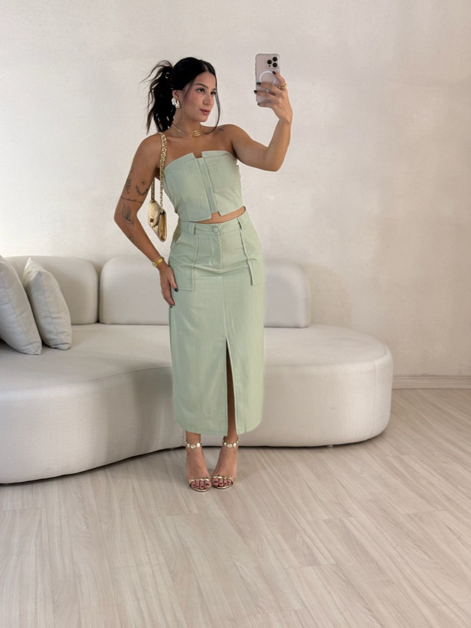CONJUNTO ARIEL SAIA VERDE