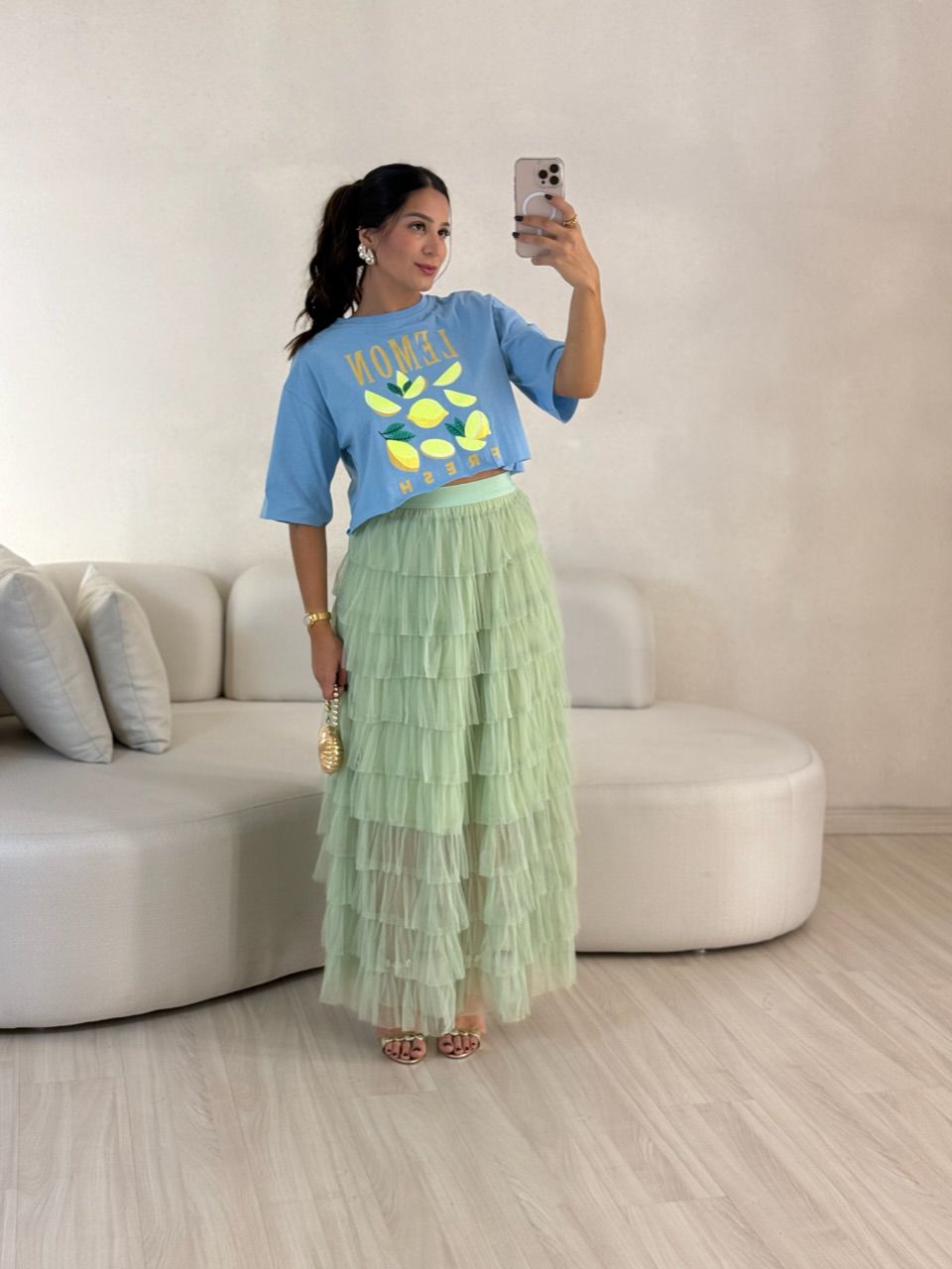 CROPPED LEMON FRESH AZUL