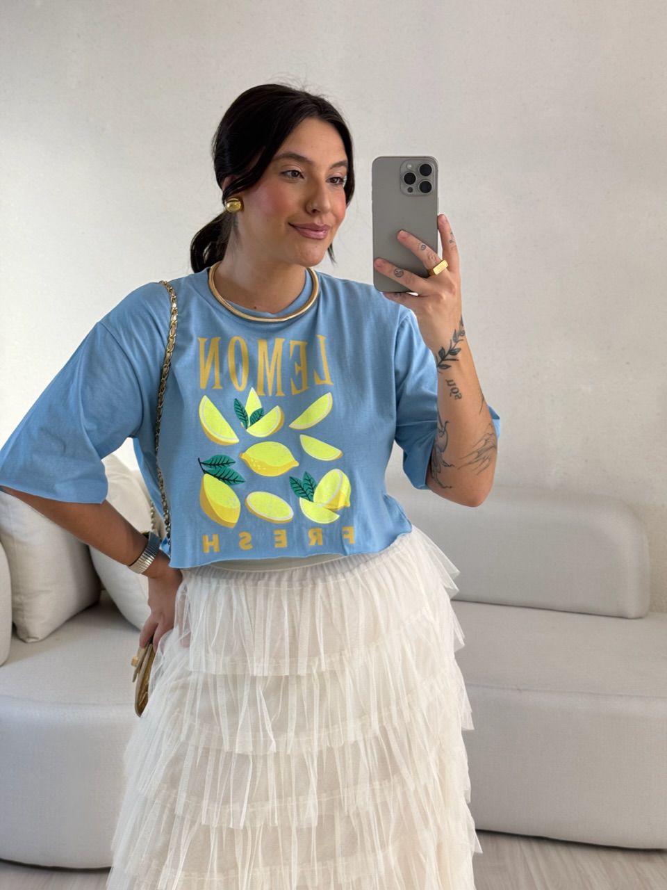 CROPPED LEMON FRESH AZUL