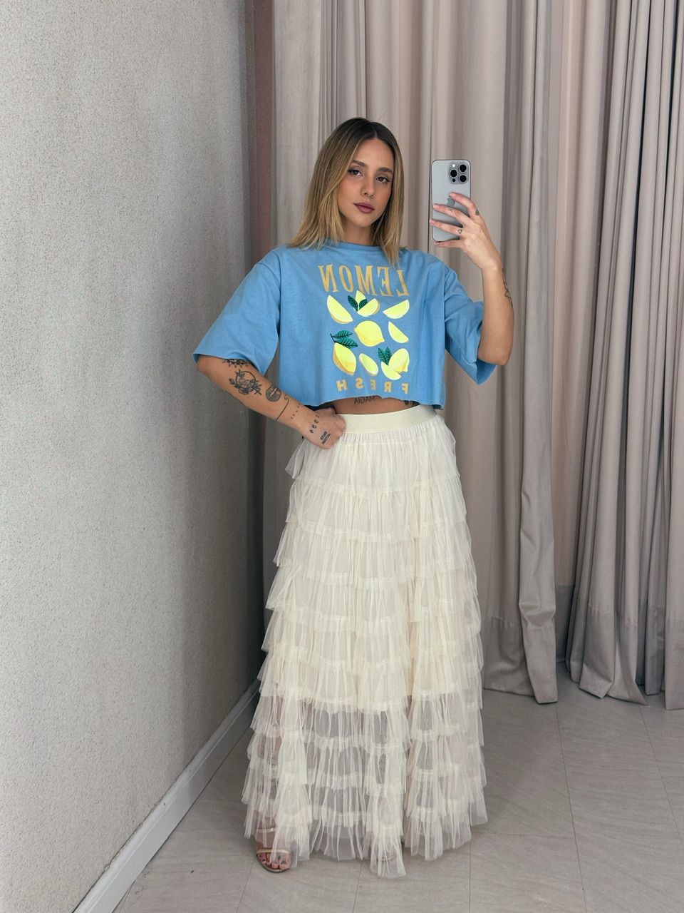 CROPPED LEMON FRESH AZUL
