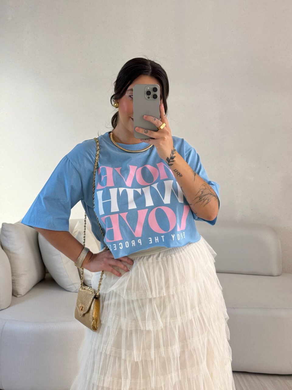 CROPPED MOVE LOVE AZUL