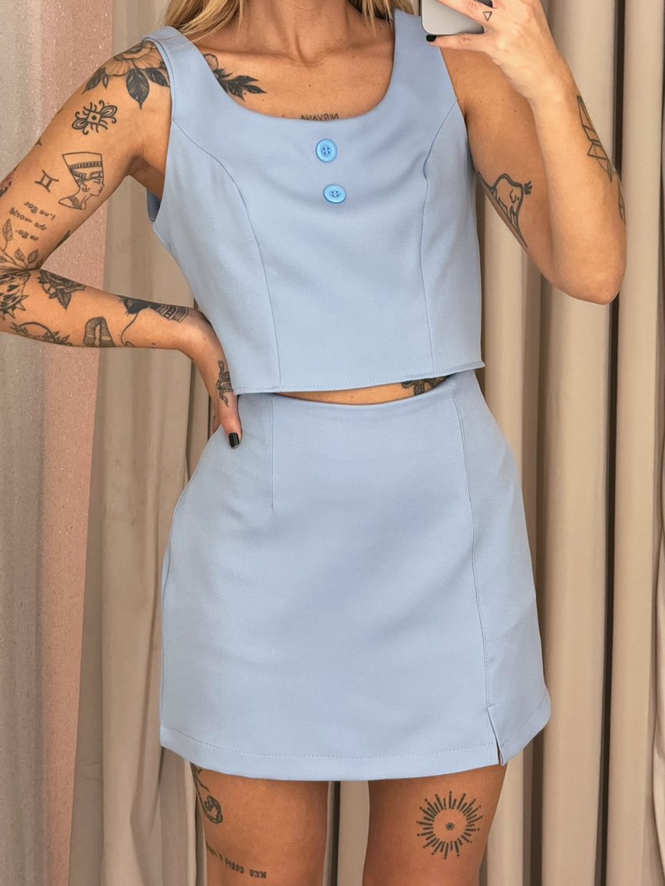 CONJUNTO VIVIAN SAIA azul