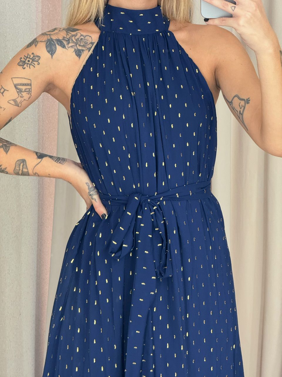 VESTIDO CF BIANCA marinho