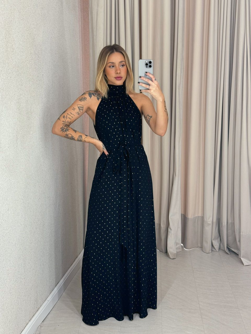 VESTIDO CF BIANCA preto