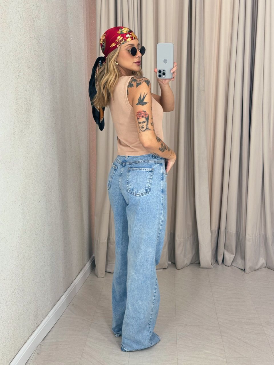 BLUSA CLARICE CANELADA NUDE