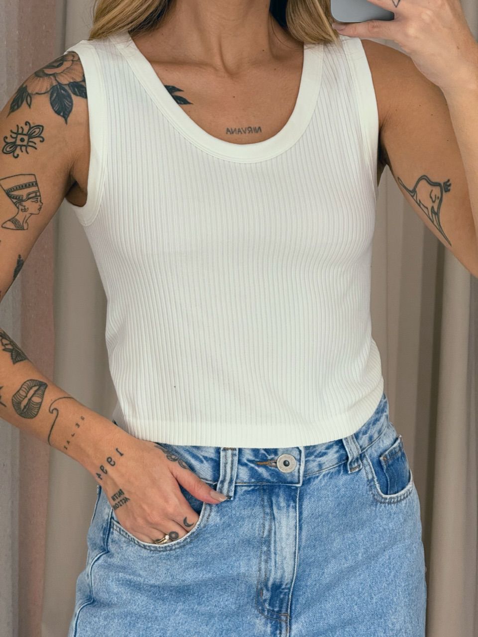 BLUSA CLARICE CANELADA OFF