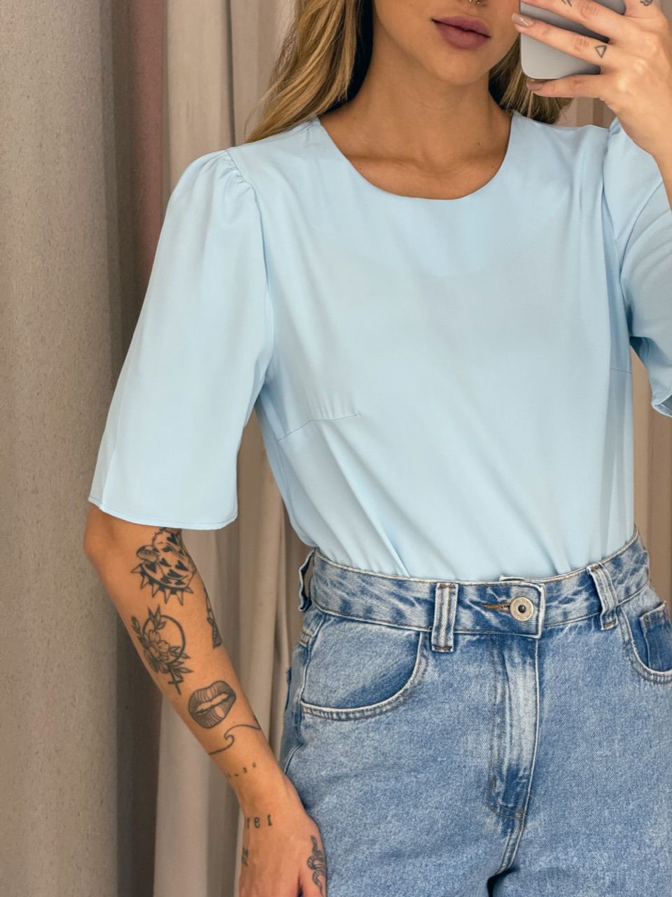 BLUSA KAREN BASIC AZUL