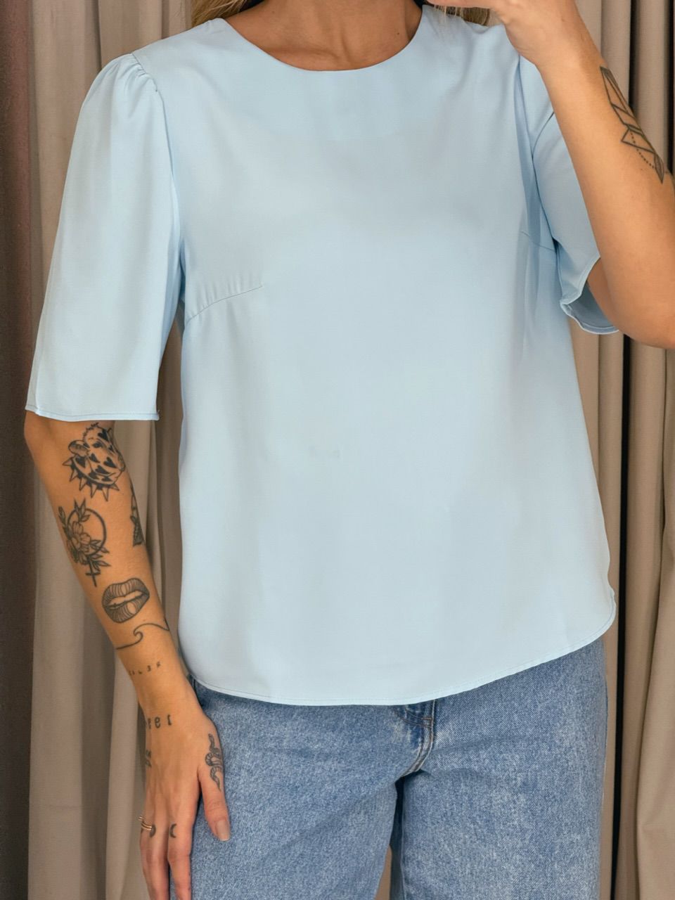 BLUSA KAREN BASIC AZUL