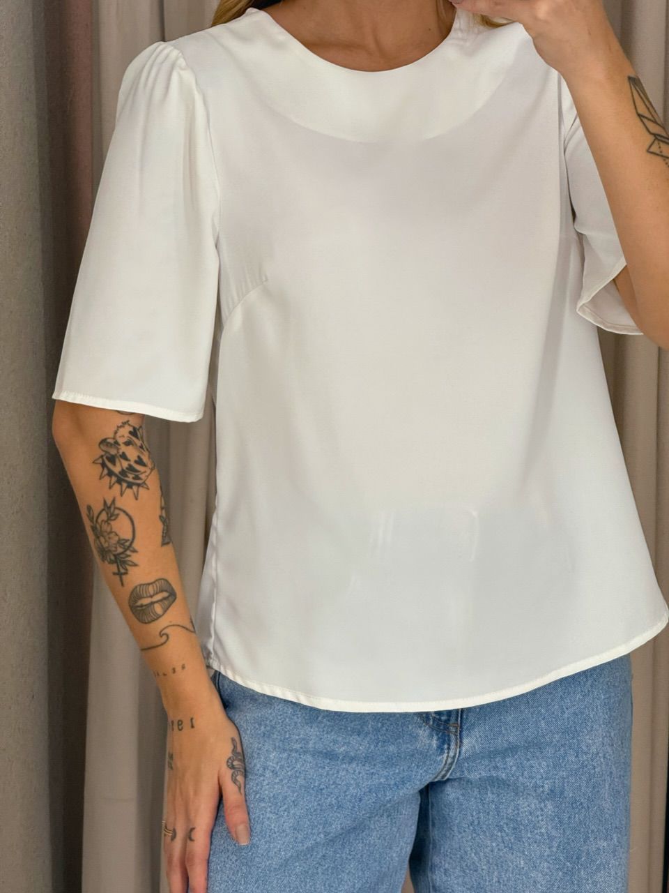 BLUSA KAREN BASIC BRANCA