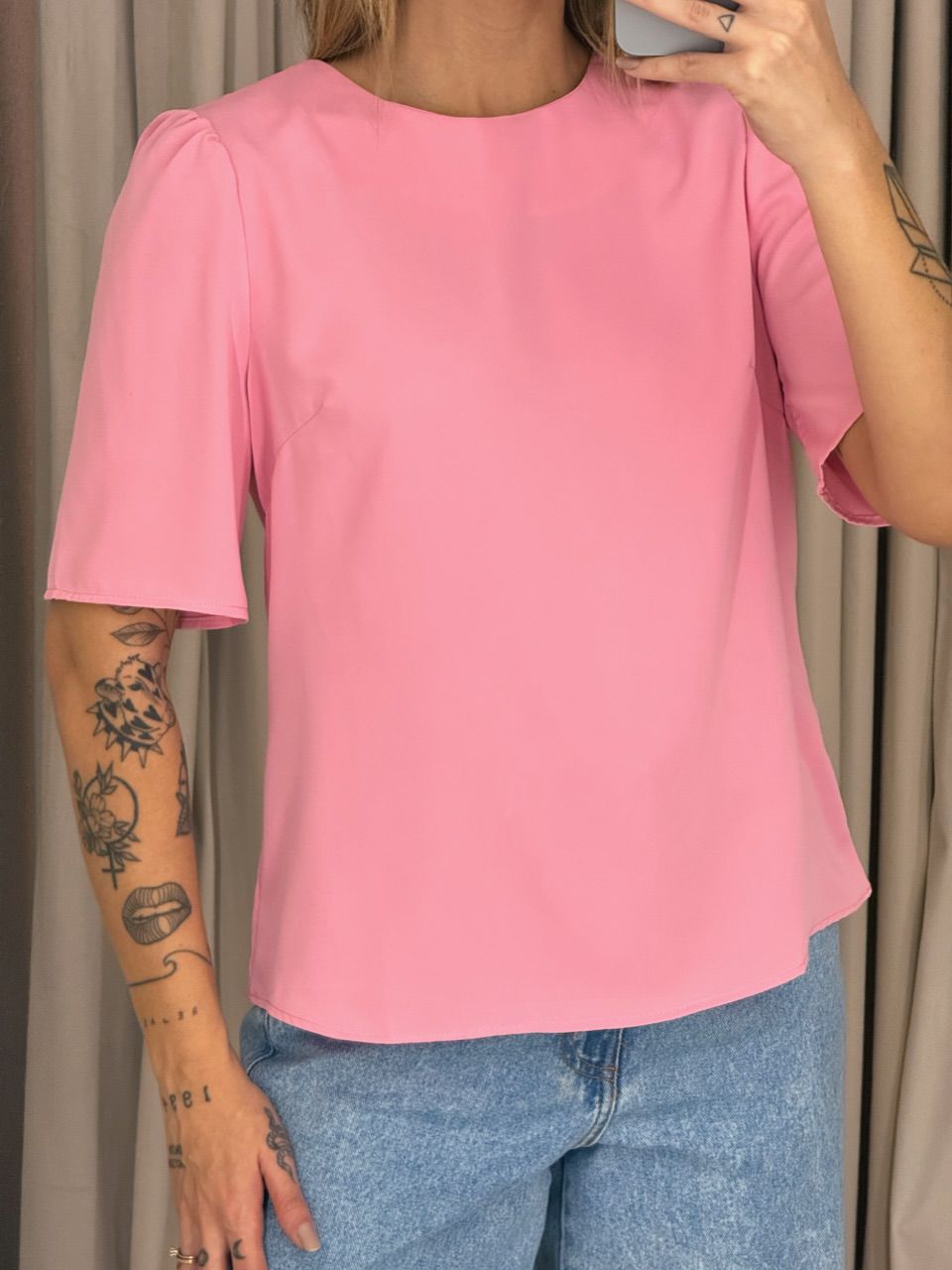 BLUSA KAREN BASIC ROSA
