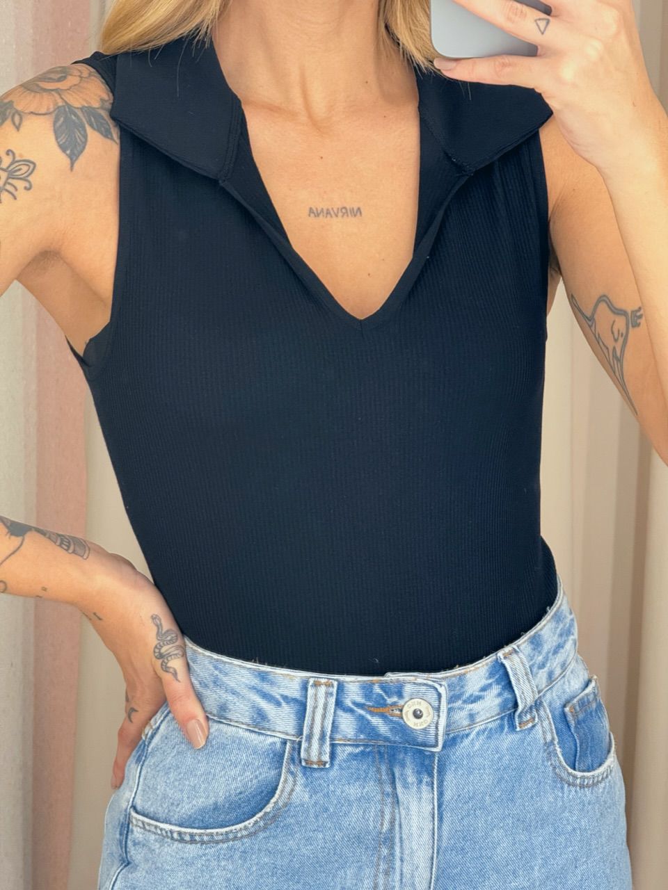 BODY ISADORA GOLA PRETO