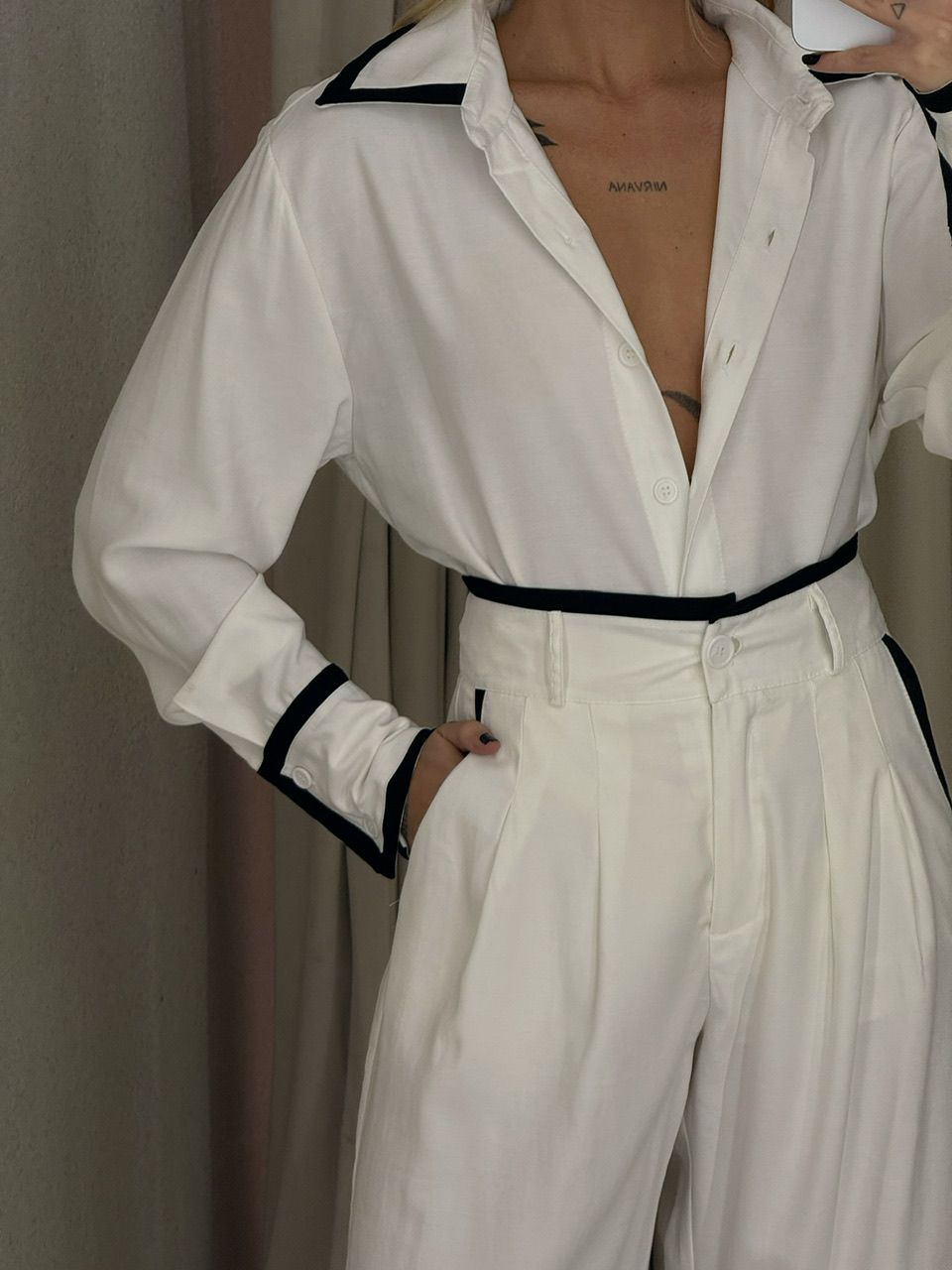 CONJUNTO ANA FLÁVIA CAMISA OFF