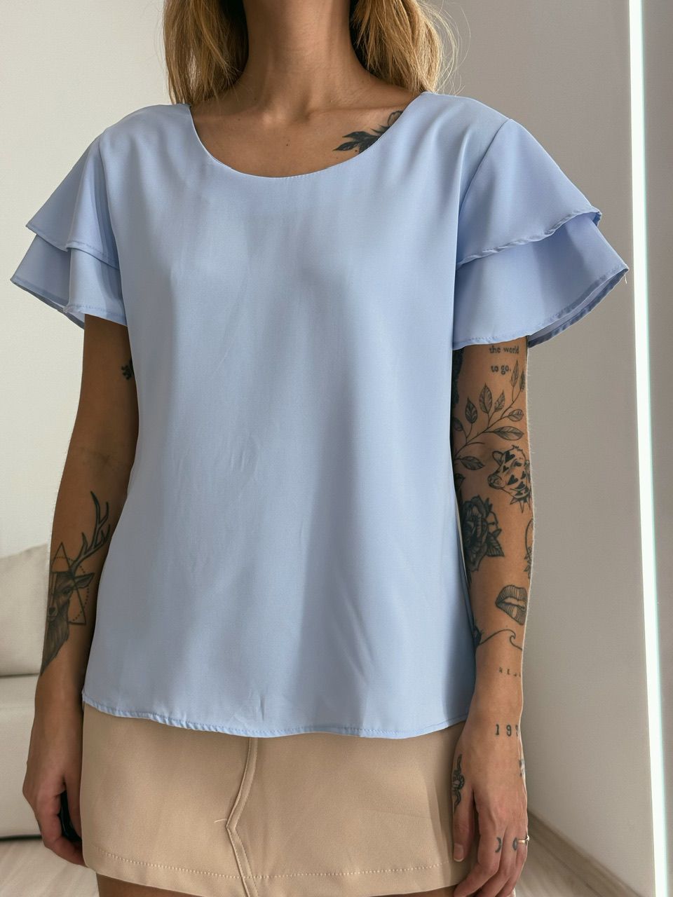 BLUSA ALLANA MANGA DUPLA LILÁS