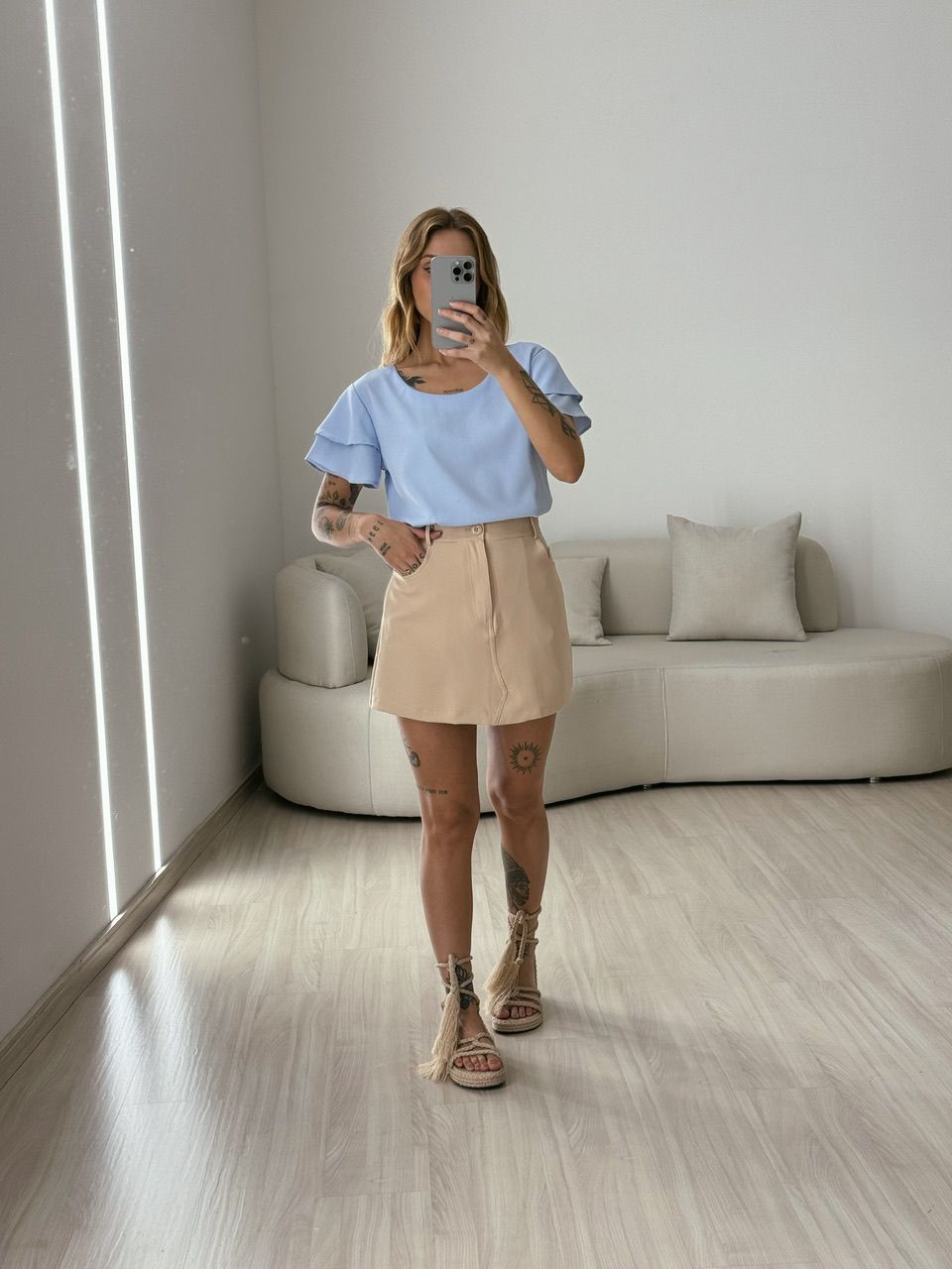 BLUSA ALLANA MANGA DUPLA LILÁS