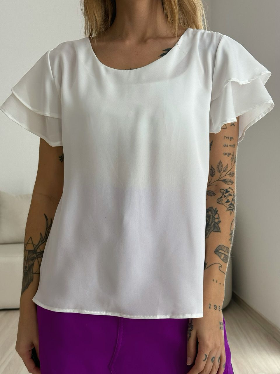 BLUSA ALLANA MANGA DUPLA OFF
