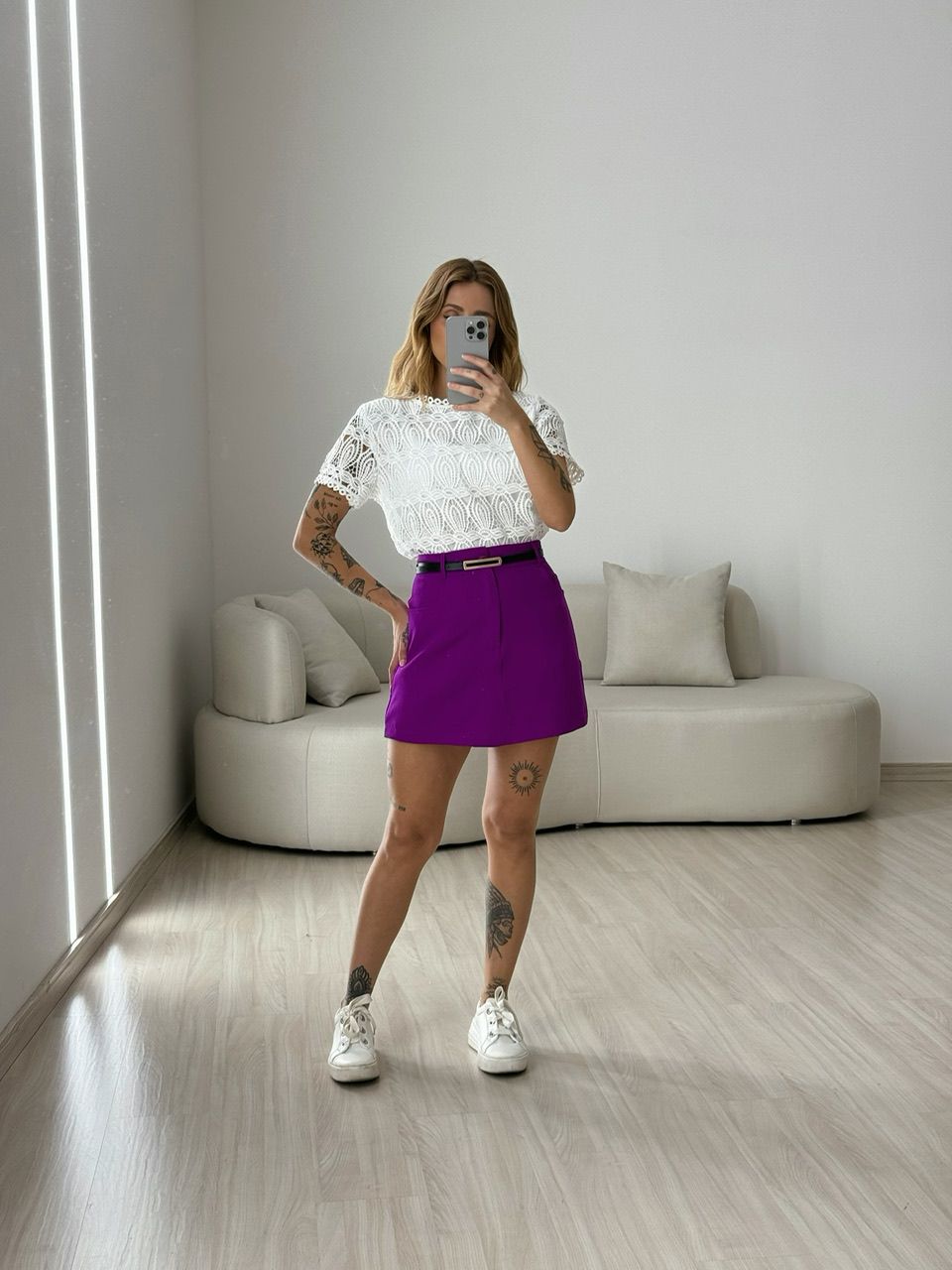 BLUSA CLARA GUIPIR OFF