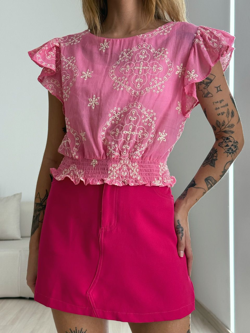 BLUSA THAMIRIS LAISE ROSA