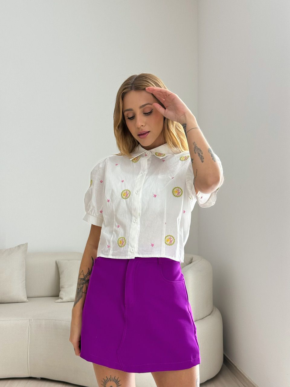 CAMISA MARIANE CURTA OFF