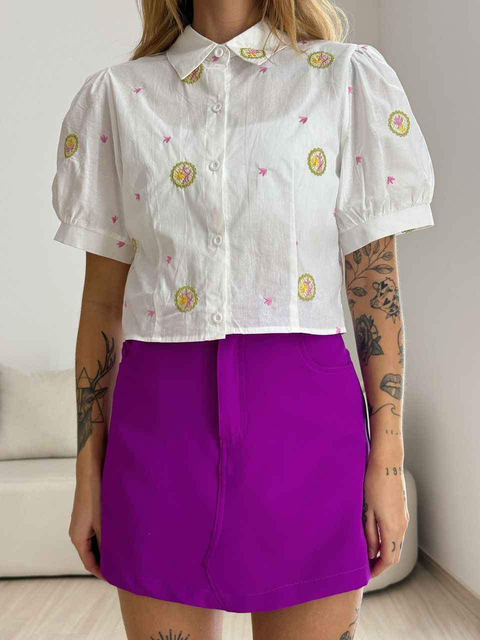 CAMISA MARIANE CURTA OFF