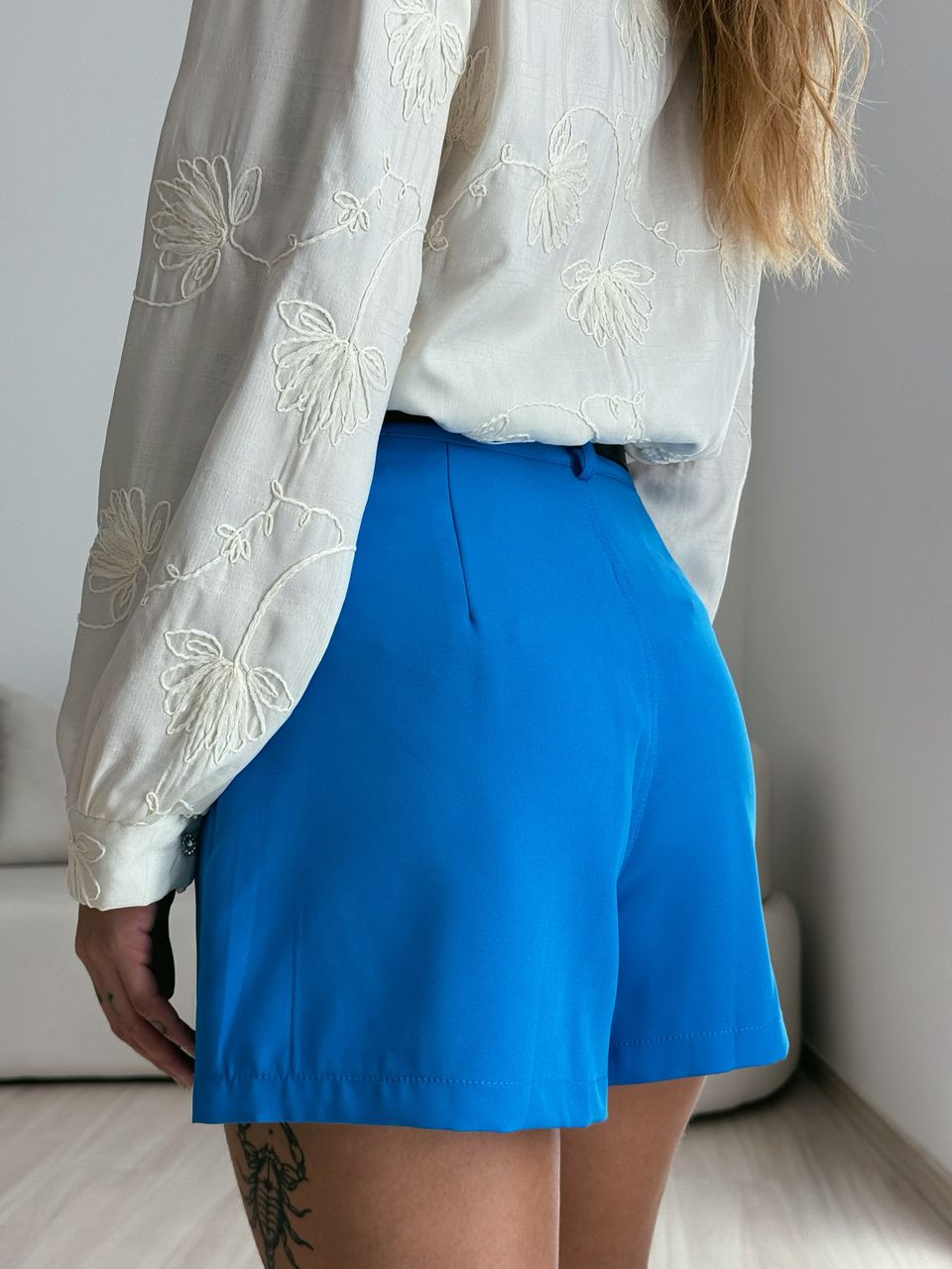 SHORT SAIA SAMANTA AZUL