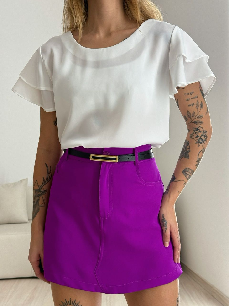 SHORT SAIA SAMANTA FUCSIA