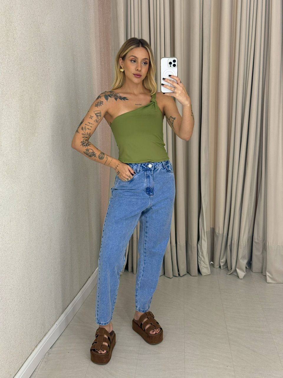 CROPPED DANDARA NÓ VERDE