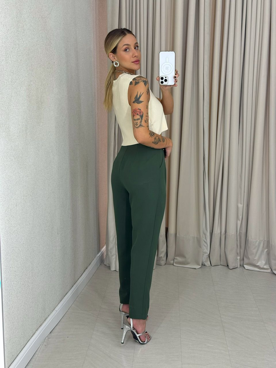 CALÇA AURORA ALFAIATARIA VERDE