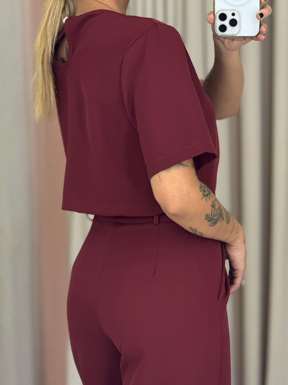 CONJUNTO MARIA LAURA CALÇA VINHO