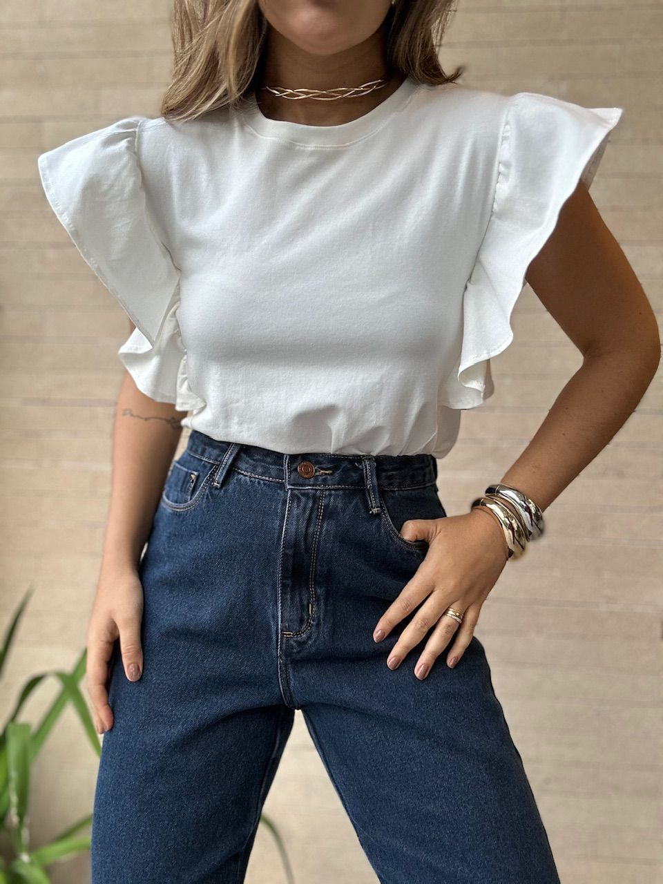 BLUSA ANA CLARA BABADOS OFF