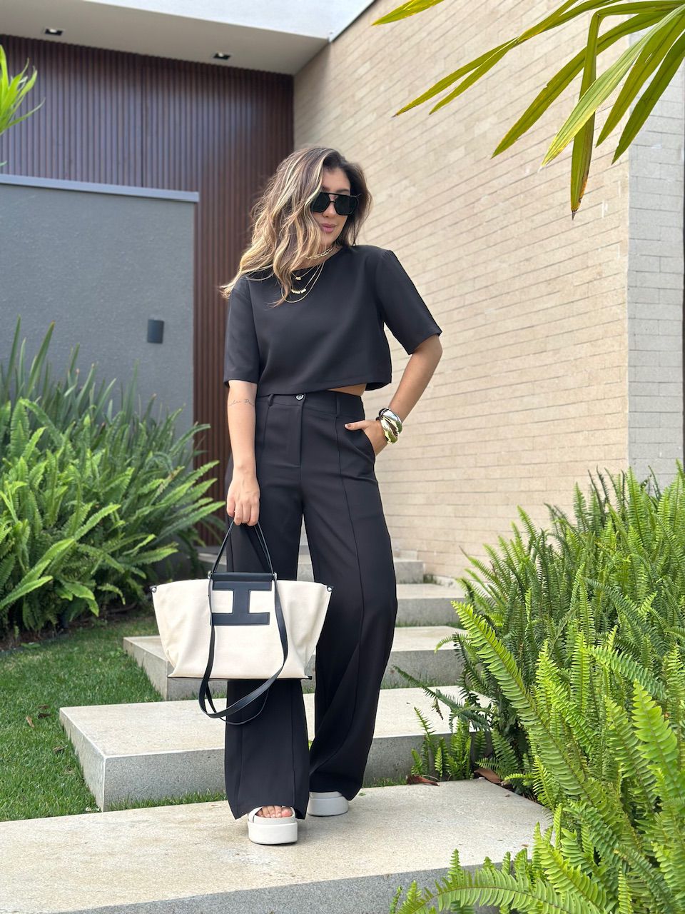 CONJUNTO MARIA LAURA CALÇA preto