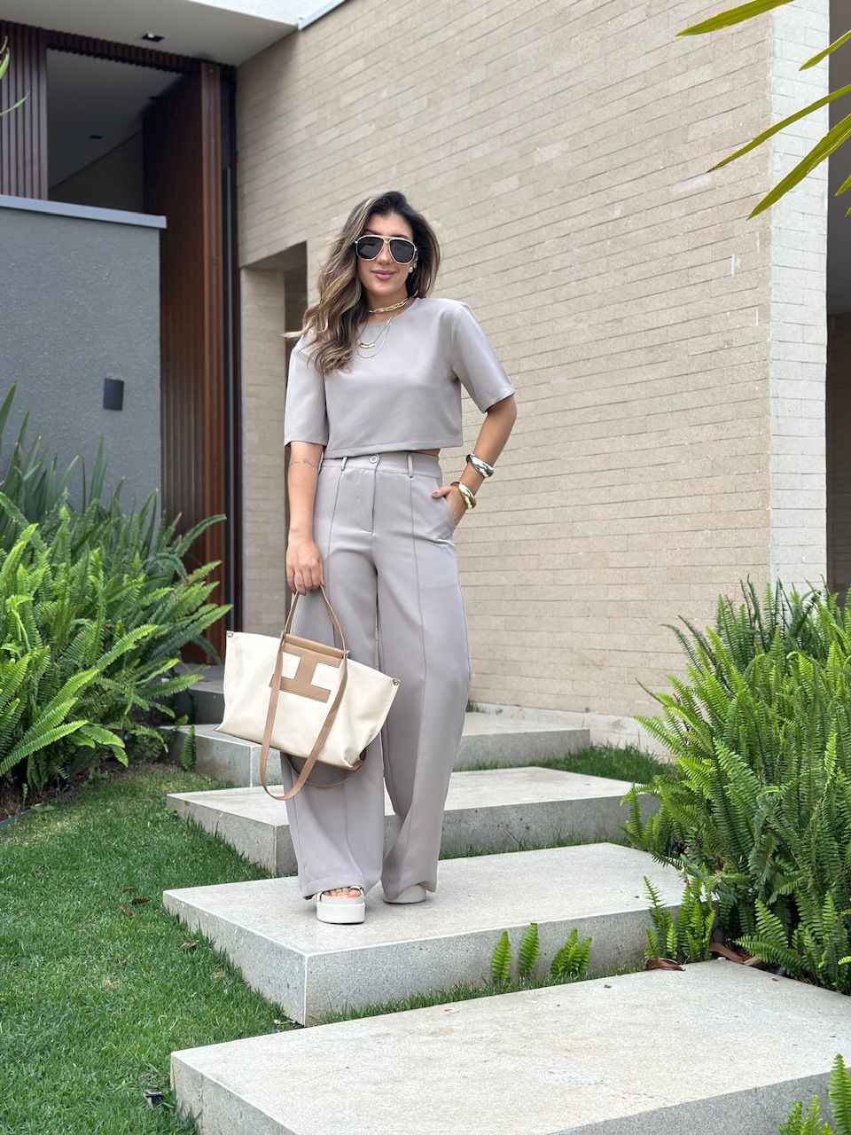 CONJUNTO MARIA LAURA CALÇA Caqui