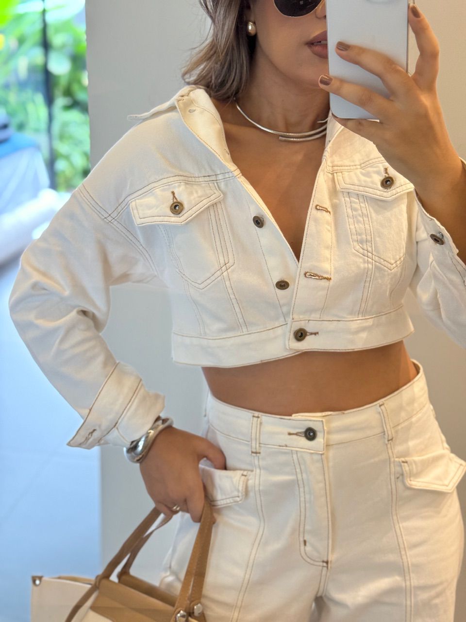JAQUETA SABRINA JEANS CRU