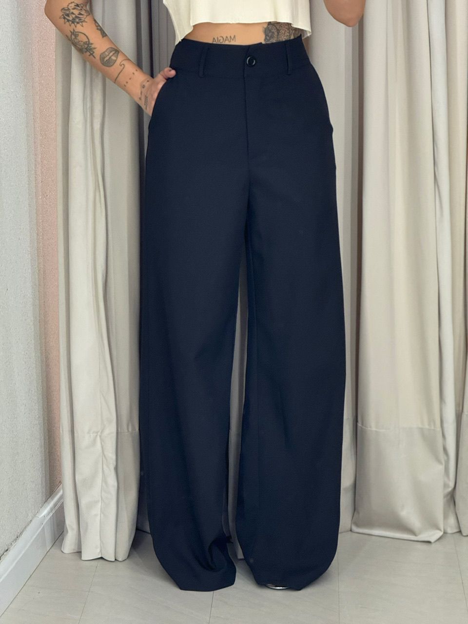 CALÇA EUNICE PANTALONA PRETA